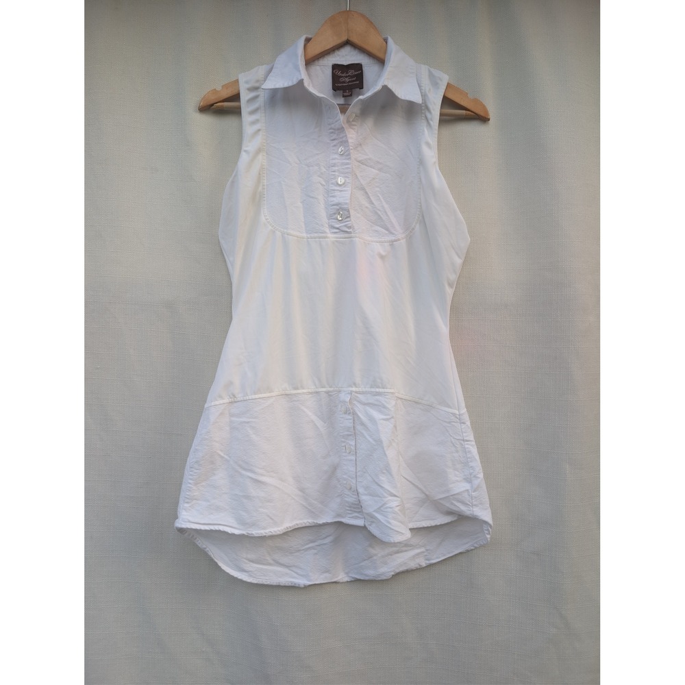Kathleen Kirkwood UnderCover Agent Womens S White Cotton Blend Layering Tunic